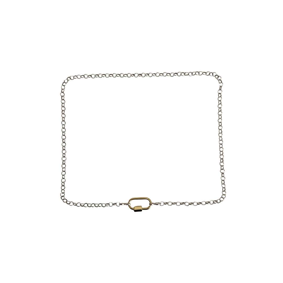 Rolo Chain Charm Necklace